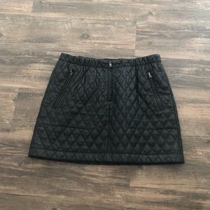 Black BCBG pleather skirt!